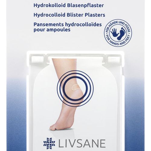 LIVSANE Hydrokoloidní náplasti na puchýře 8ks
