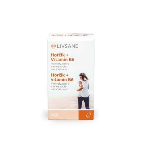 LIVSANE Hořčík + Vitamin B6 tablety 60ks